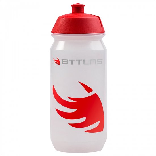 BTTLNS Bidon - Bidon 500 ml - Lekvrij - Moeiteloos schoonmaken - Universele pasvorm - Gemakkelijk in gebruik - koude- en koolzuurhoudende dranken - Panta 1.0 - Transparant van BTTLNS