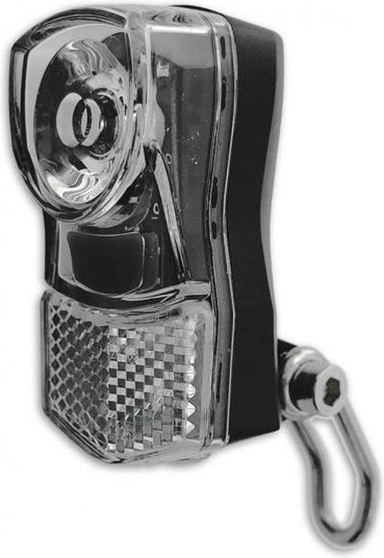 Büchel Koplamp Kroonbout Led 15 Lux Batterij Zwart