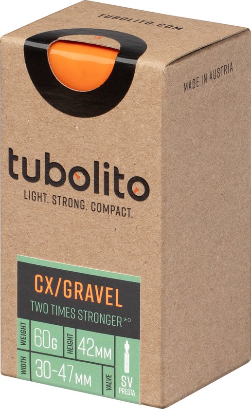 Buis Tubolito Cx/grind 700x32/50c - Sv60b - SV 42mm Orange