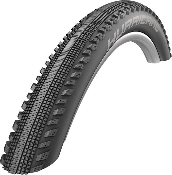 Buitenband Schwalbe Hurricane RaceGuard 26 x 2.10 / 54-559 - zwart met reflectie