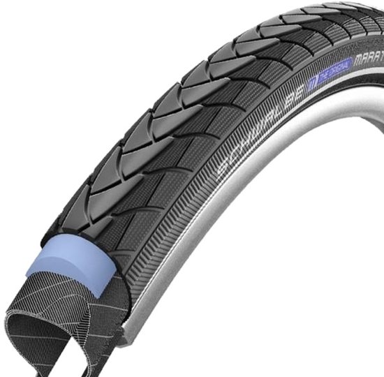 Buitenband Schwalbe Marathon Plus SmartGuard 28 x 1.00 / 25-622 mm - zwart met reflectie van Merkloos