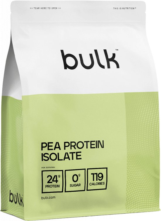 Bulk Pea Protein Isolate (1000g) Vanilla - Eiwitten - Veganistisch eiwit