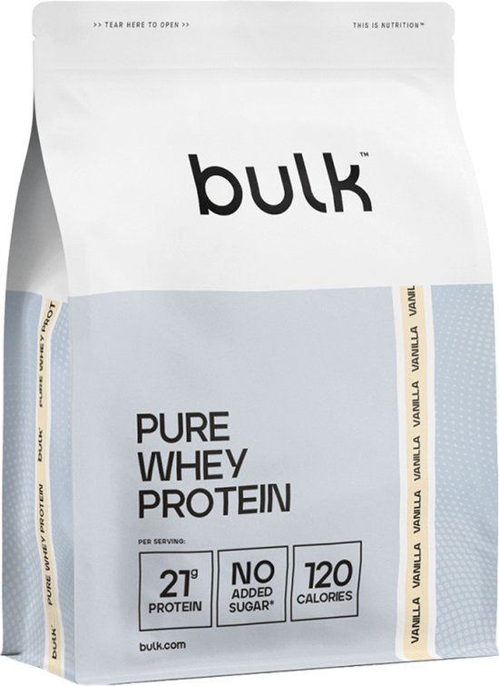 Bulk Pure Whey Protein (450g) Vanilla - Eiwitten - Wei-eiwit concentraat