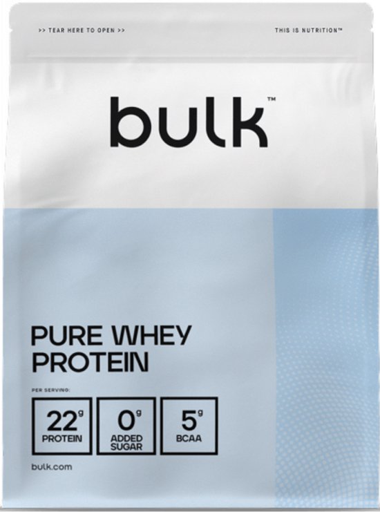Bulk Pure Whey Protein (500g) Unflavoured - Eiwitten - Wei-eiwit concentraat
