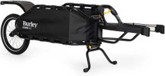 Burley Coho XC Fietskar - Fietsaanhanger - Bikepacking - Inklapbaar - Verstelbaar - Zwart van Burley