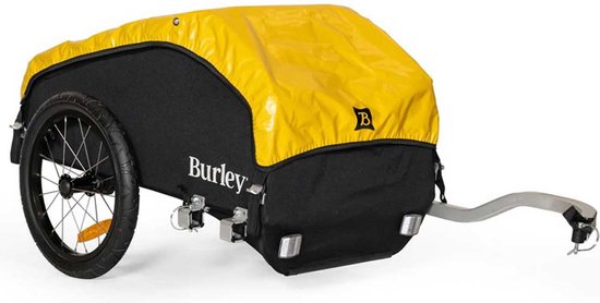 Burley Nomad Fietskar - Fietsaanhanger - Bikepacking - Inklapbaar - Waterdicht - Zwart van Burley