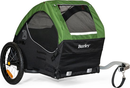 Burley Tail Wagon - Hondenfietskar - Groen/Zwart van Burley