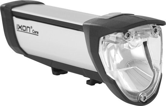Busch & Müller - IXON Core - Fietskoplamp - Accu/Batterij - 1 LED - 50 Lux - Grijs