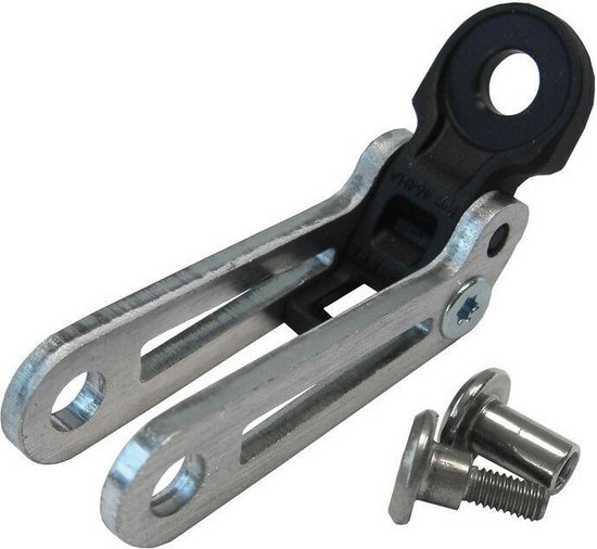 Busch & Muller Koplamphaak zilver verstelbaar 40/32mm van Merkloos