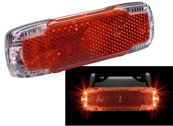 Busch & Muller LED achterlicht Toplight 2C 50/80mm bevestiging 6-12V DC E-BIKE / DYNAMO