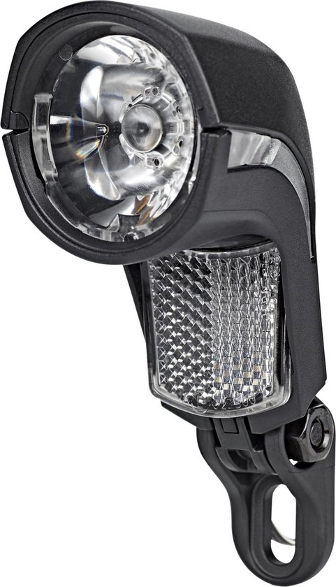 Busch + Müller Lumotec Upp T Senso Plus Koplamp, zwart/transparant