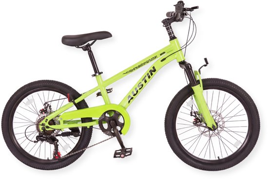 Buxibo - Fiets Austin - Kinder Mountainbike - Stalen Frame - 20 Inch - Groen