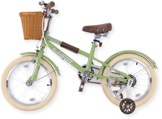 Buxibo - Kinderfiets voor Jongens - Luca - 12 Inch - Groen van Buxibo