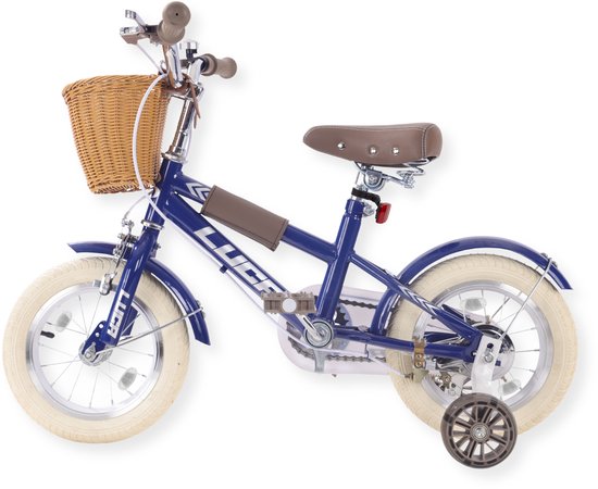 Buxibo - Kinderfiets voor Jongens - Luca - 16 Inch - Donkerblauw van Buxibo