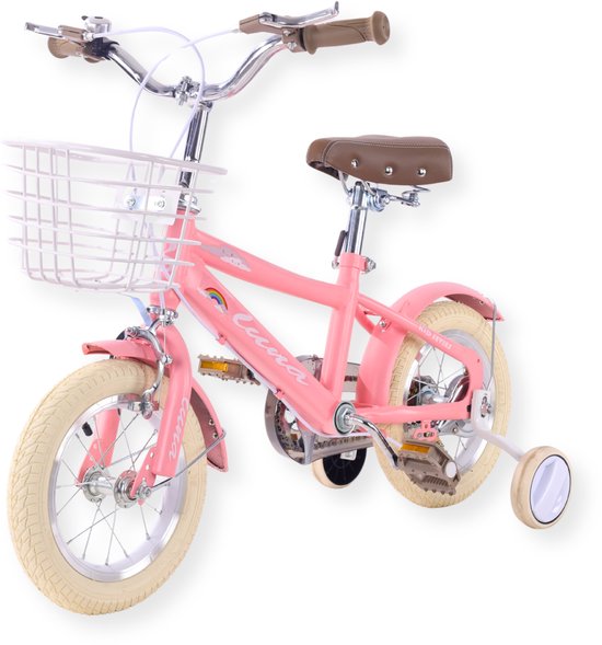 Buxibo - Kinderfiets voor Meisjes - Luna - 16 Inch - Roze van Merkloos