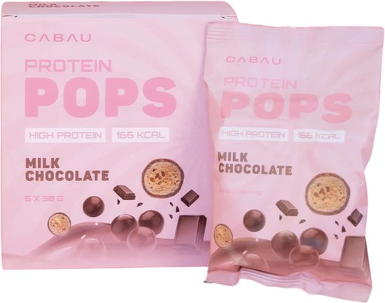 Cabau Lifestyle Protein Pops Milk Chocolate - 5 stuks