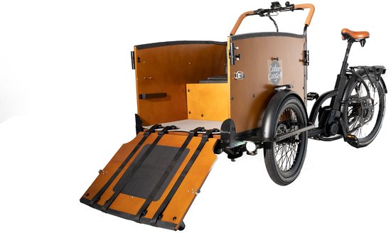CabooCargo Family-S elektrische cargobike bakfiets Lux Enviolo, 48V, 13.4Ah (grote deur)