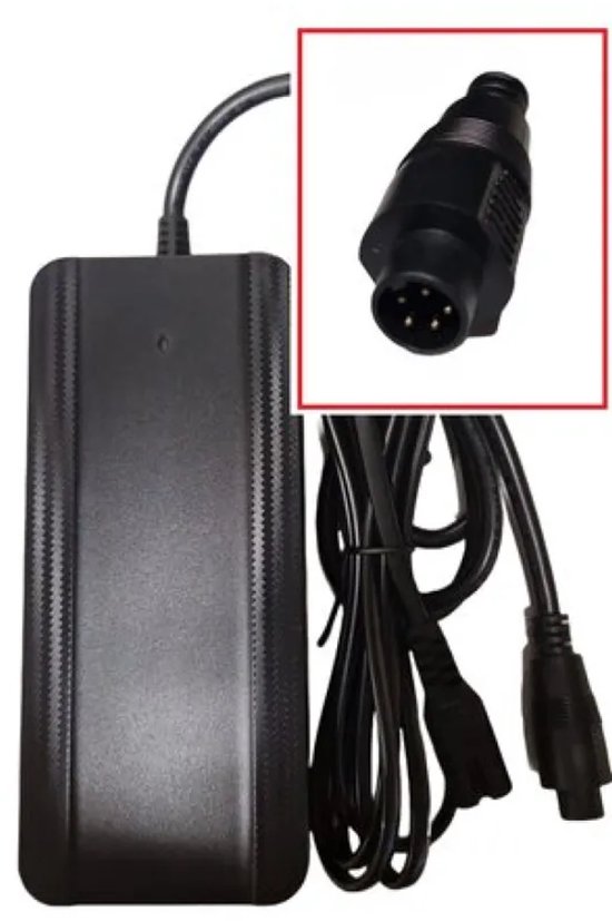 Caeles Batavus E-bike Lader - 36V - 2A - 5 Pins -5 polig-kunststof connector Oplader van Merkloos