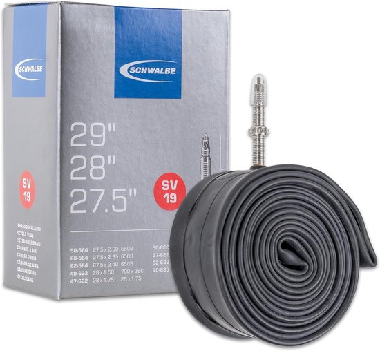 Camera voor 29/28/27.5 inch fietsen met Presta SV19 ventiel