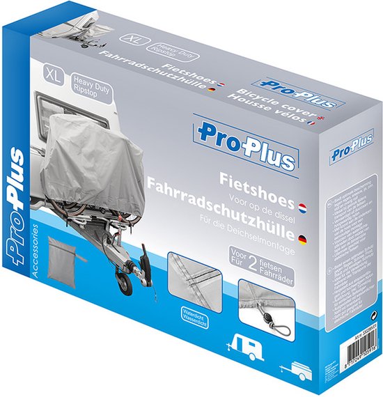 Caravan dissel fietsen beschermhoes XL - Caravan dissel toebehoren/accessoires van ProPlus