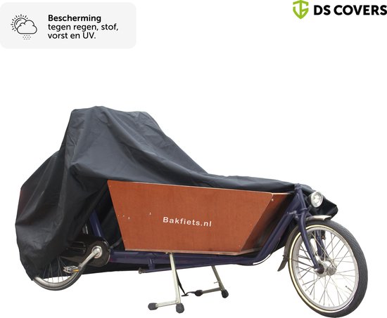 CARGO bakfietshoes van DS COVERS - Outdoor - Waterdicht - UV bescherming - 300D Oxford - geschikt voor 2 wielers - zonder regentent– Incl. Opbergzak van DS COVERS