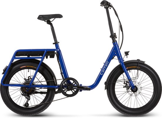 Carratt Bari vouw-ebike 10.4Ah 7sp 20x3 inch Dark Blue van Carratt