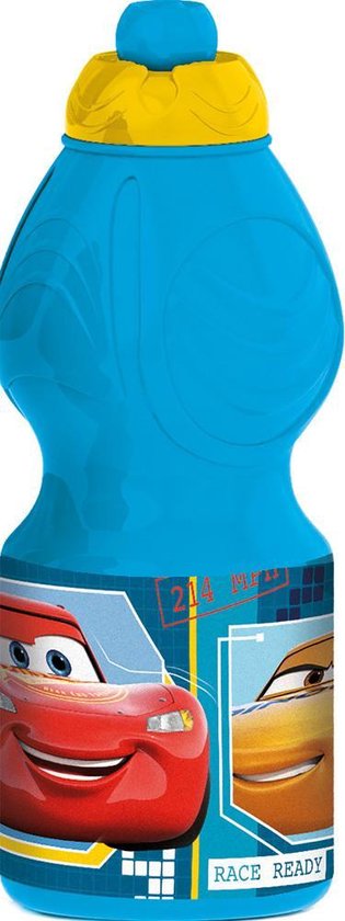 Cars drinkfles - waterfles - blauw - 400 ml van Cars