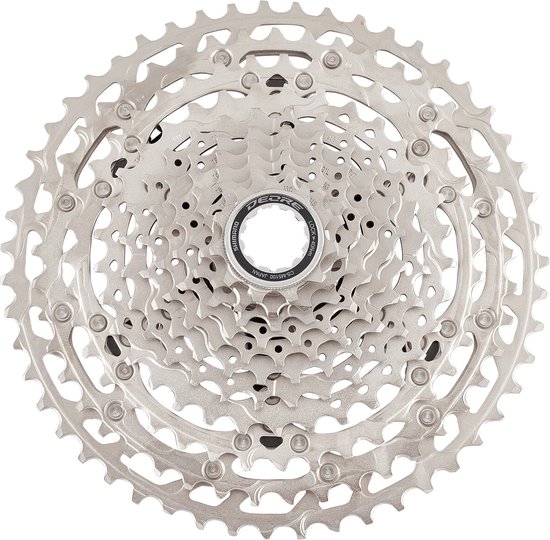 Cassette 11 speed Shimano Deore CS-M5100 11-42T van Merkloos