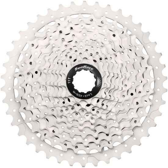Cassette Sunrace CSMS3 10 speed - 11-40T - zilver
