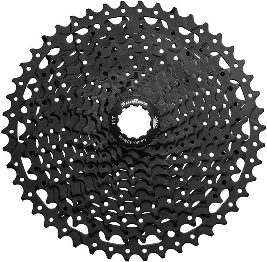 Cassette Sunrace CSMS8 11 speed - 11-36T - zwart van Sunrace
