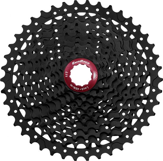 Cassette Sunrace CSMX3 10-speed - 11-42T - zwart van Merkloos