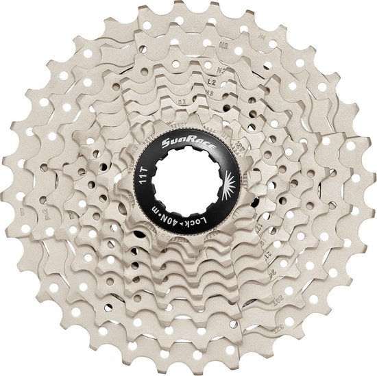 Cassette Sunrace CSRS1 10 speed 11-28T van Merkloos