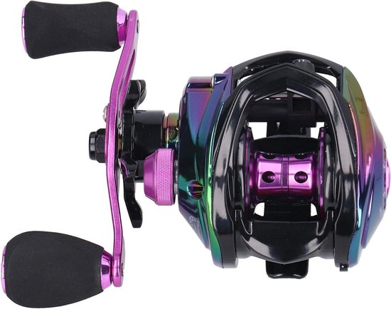 Casting Fishing Wheel met 19 + 1 kogellagers - Hoge snelheid 8.1:1 - Lichtgewicht metalen visserijwiel - Voor baitcasting visserij van Merkloos