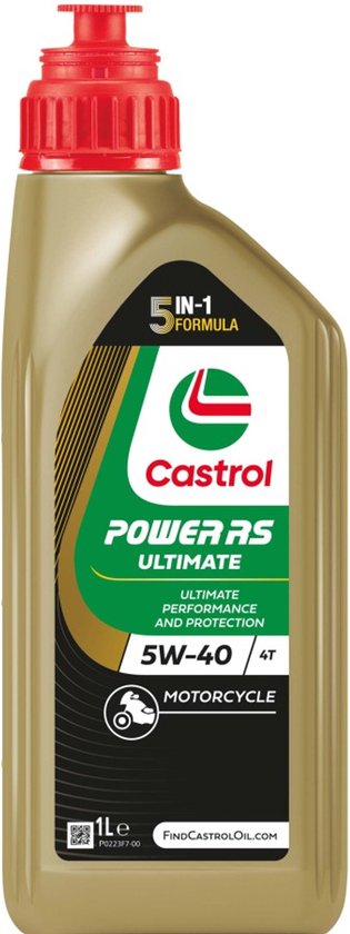 Castrol Power RS Ultimate 4T 5W40 olie 1 liter