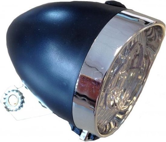 CATCH-IT KOPLAMP RETRO BATTERIJ 3XLED ZWART