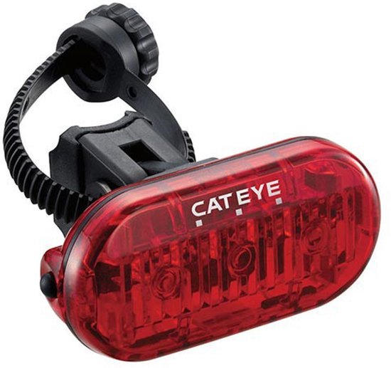 CatEye Omni 3 Achterlicht Fiets – Fietsverlichting LED – Brandduur 100 tot 200 uur – Batterij – Drie lichtmodi