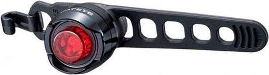 CatEye Orb Achterlicht Fiets - Fietsverlichting LED - Brandduur 50 tot 100 uur - Batterij - Drie lichtmodi -Zwart
