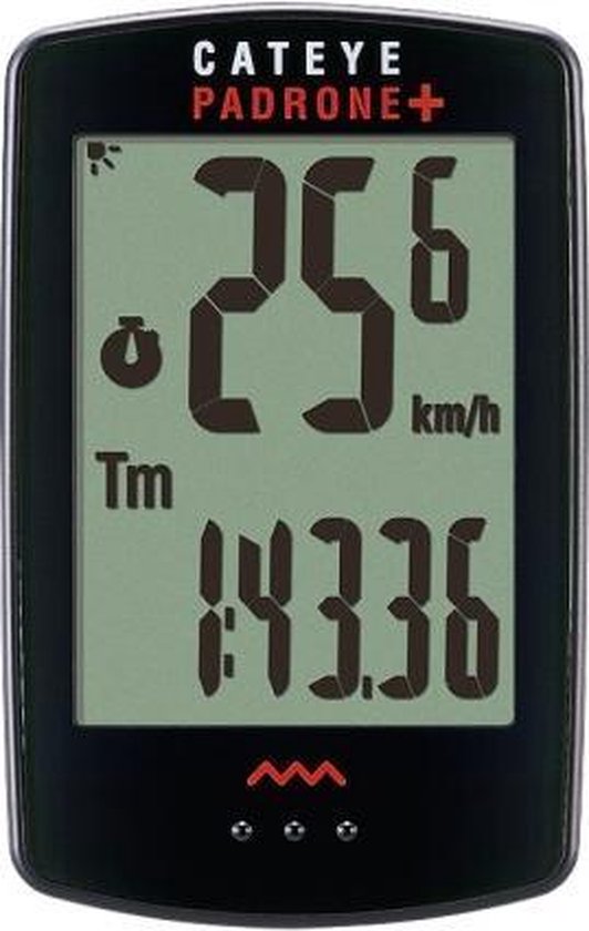 CatEye Padrone+ CC-PA110W Fietscomputer - Draadloos - Zwart van CatEye