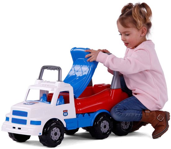 Cavallino XXL Torpedo Vrachtwagen Loopauto, 69cm van Cavallino