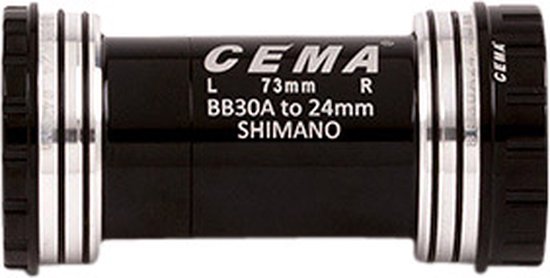 Cema Bb30a Shimano Trapaslagers Zilver 73 mm
