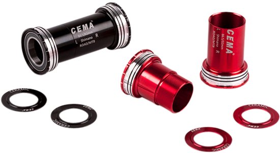 Cema Bb86 Sram Dub-ceramic Trapaslagers Zilver 86/92 mm / 41 mm