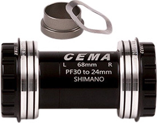 Cema Bottom Bracket Pf30 Interlock Black - UNI
