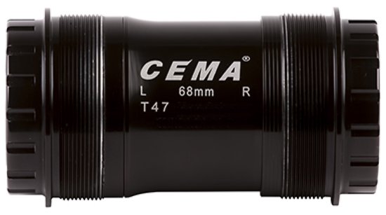 Cema T47 Ceramic Shimano Trapaslagers Zilver 68/73 mm van Merkloos