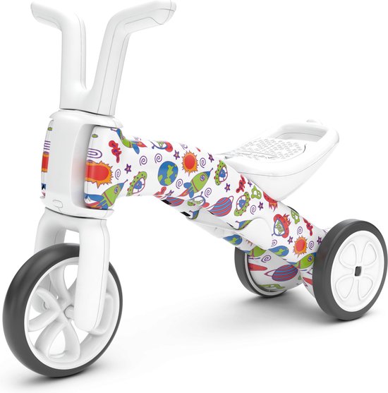Chillafish Bunzi FAD - Loopfiets - Jongens en meisjes - Monsters meet Stars van Chillafish