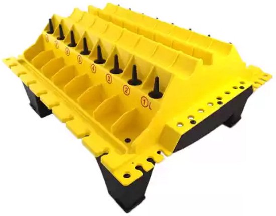 Cilinderkop sorteerunit-Weber Tools-Handig stuk gereedschap voor als je de cilinderkop gaat demonteren en de onderdelen op volgorde wilt sorteren. van Weber Tools