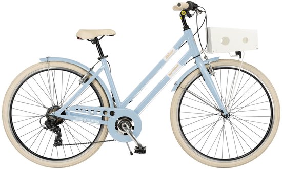 Citybike MILANO Lady 28 inch , PARIOLINO BLAUW van Popal
