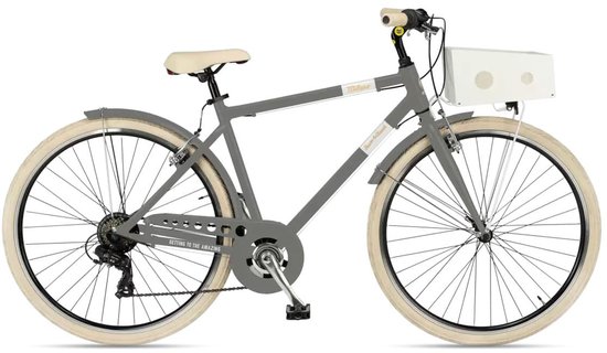 Citybike MILANO Man 28 inch , GALANT GRIJS van Merkloos