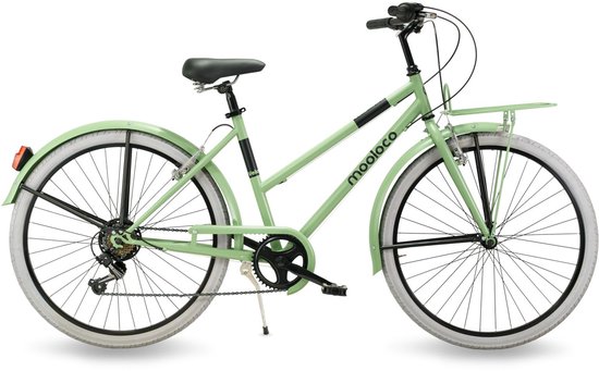Citybike Mooloco Lady 26 inch , groen van Mooloco
