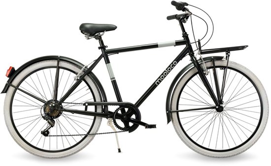 Citybike Mooloco Man 26 inch , black van Merkloos