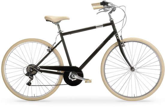 Citybike Neptune Man 28 inch, zwart van Merkloos